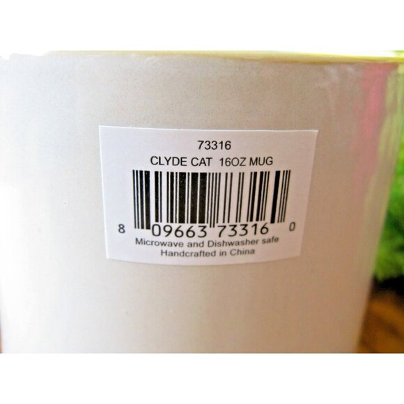 New XL Crazy Cat Lady Cream w/ Blue Interior Fun Ceramic Coffee Tea Mug Cup 16oz - Picture 8 of 9